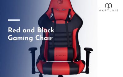 red and black gaming chair