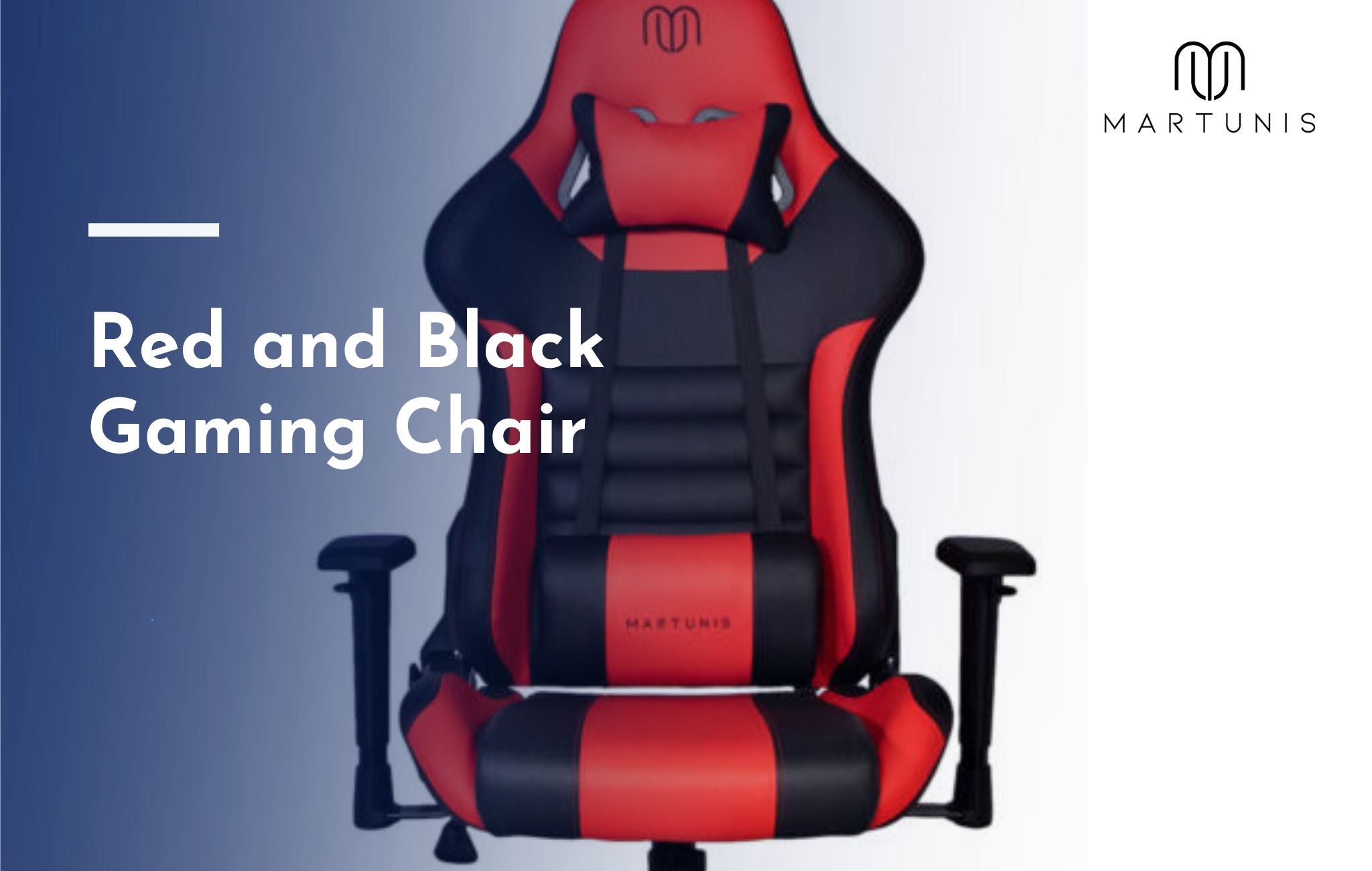 red and black gaming chair